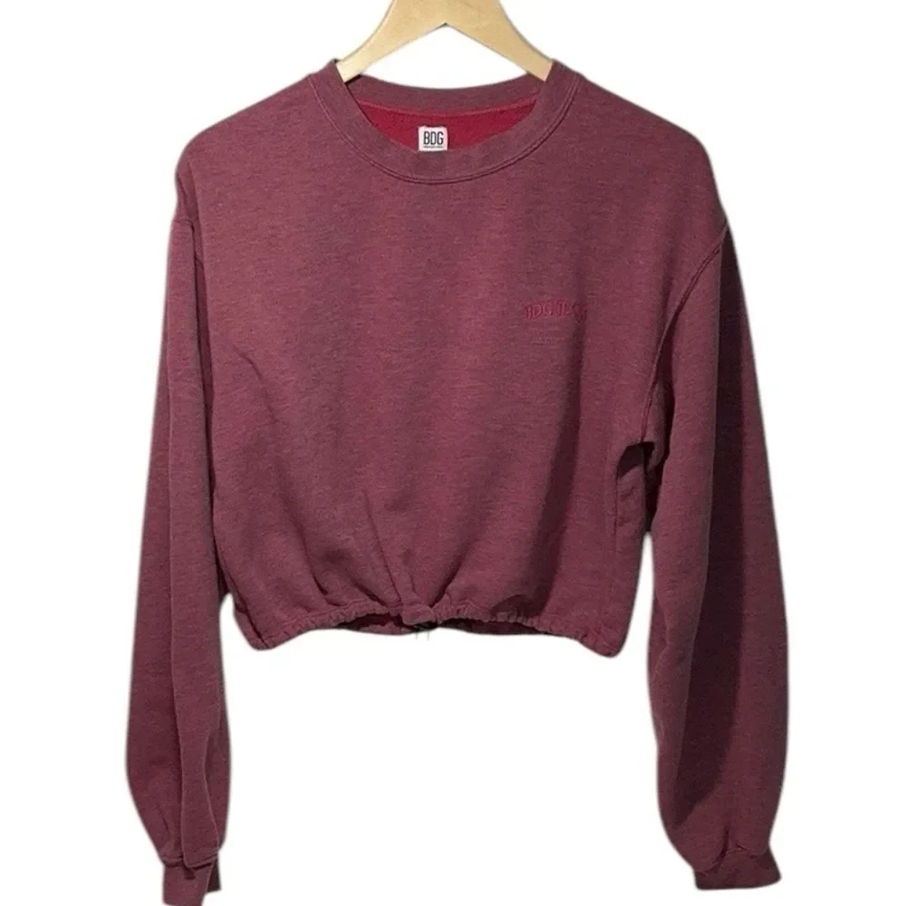 BDG Urban Outfitters Bubble Hem Drawstring Sweatshirt - Picture 5 of 10